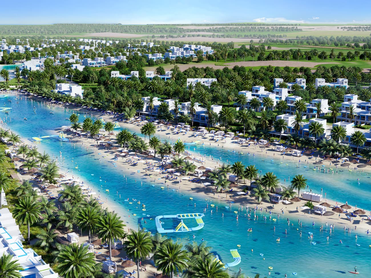 Damac Lagoons main view