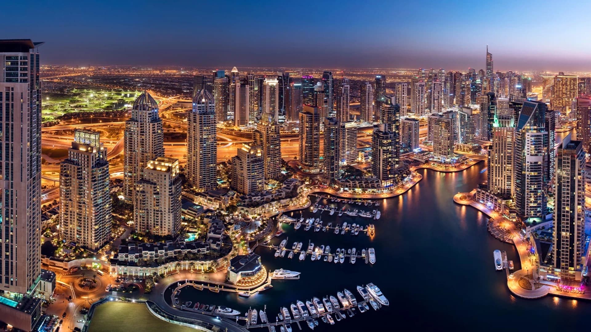 Dubai Marina main view