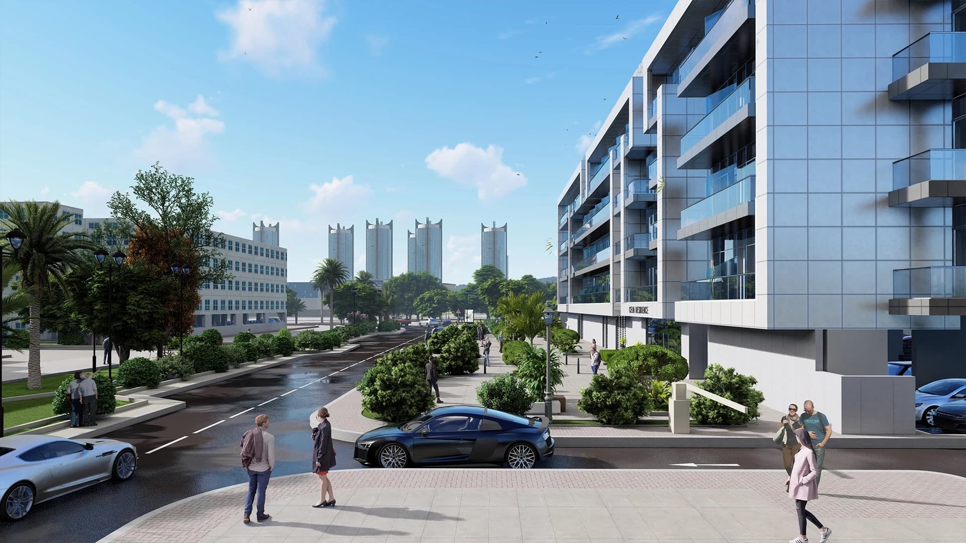 Dubai Studio City main view