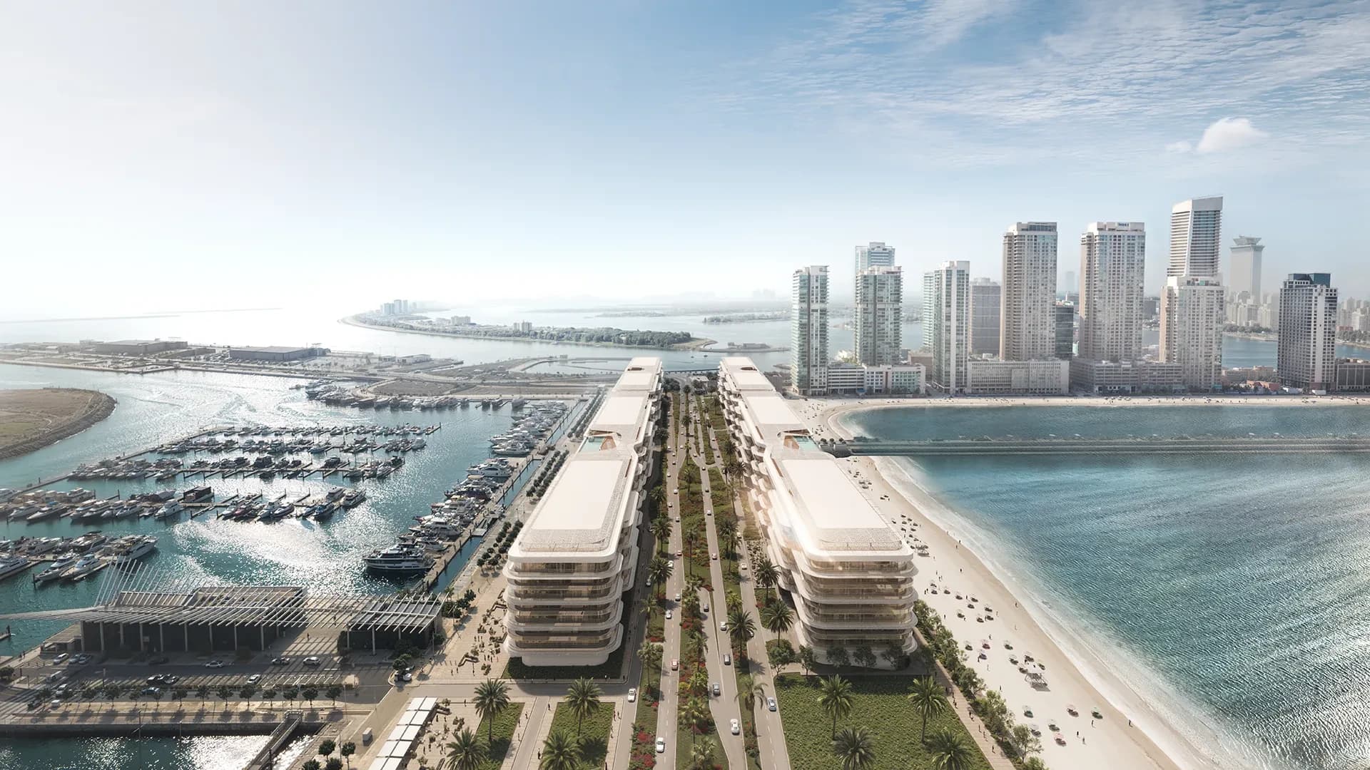 Dubai Harbour main view