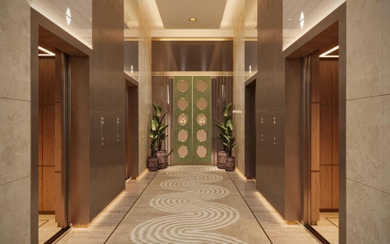 Front entrance at Hyde Residences in Dubai Hills Estate