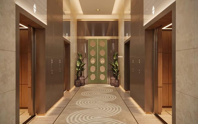 Front entrance at Hyde Residences in Dubai Hills Estate