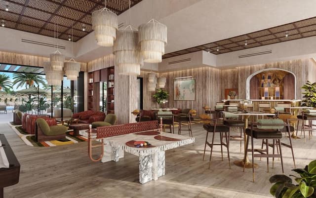 Dubai Hills Estate - Living space at Hyde Residences