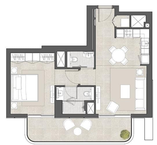 City View Development Hyde Residences - Room design
