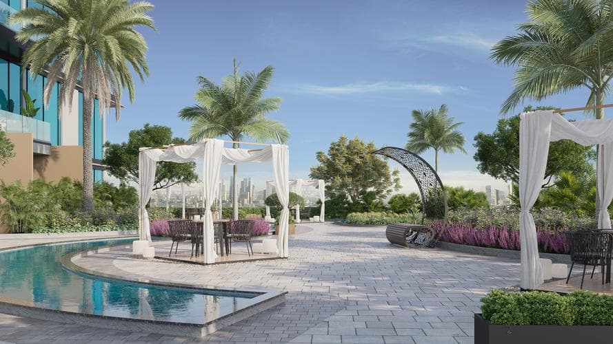 JVC (Jumeirah Village Circle) - Indoor area at Skyhills Residences 2