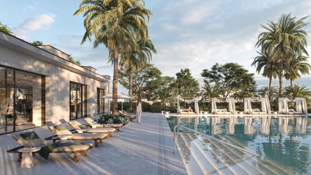 Building facade at Greenridge by Emaar Properties in Emaar South