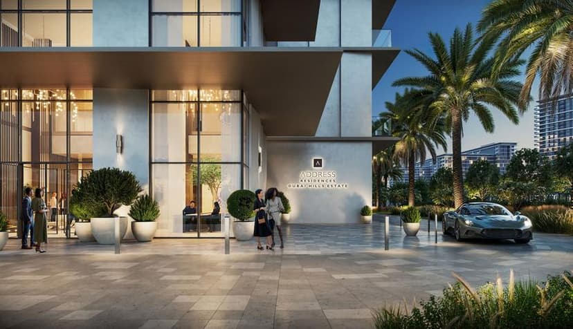 Front entrance at Address Residences