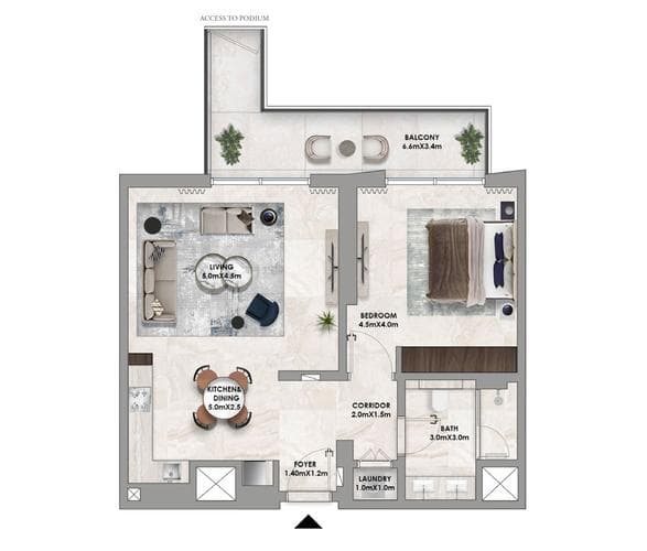 Address Residences Room design in Dubai Hills Estate