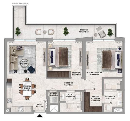 Emaar Properties Address Residences - Apartment interior