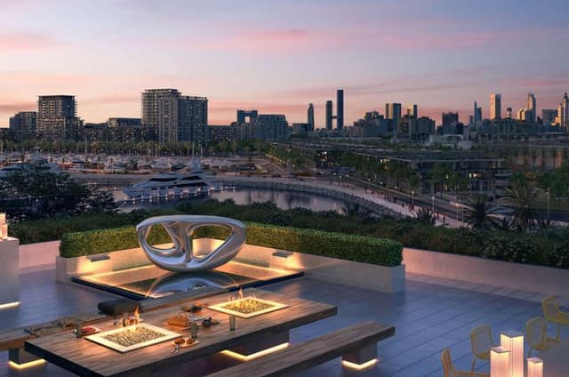 Building design at SARIA Residences in Dubai Maritime City