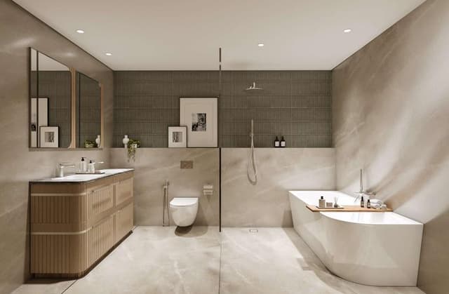 Interior at SARIA Residences by Omniyat in Dubai Maritime City
