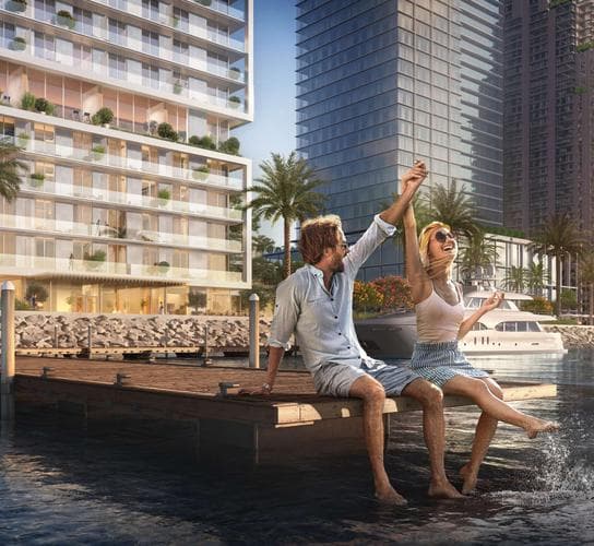 Room design at SARIA Residences in Dubai Maritime City