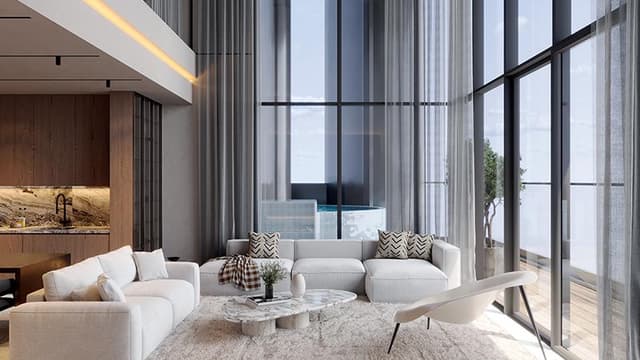 JVC (Jumeirah Village Circle) - Living space at The Autograph Series