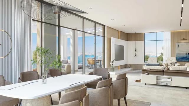 Rashid Yachts & Marina - Living space at Riva Residence