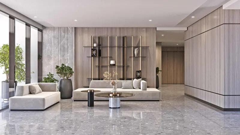 Indoor area at Riva Residence by Vakson in Rashid Yachts & Marina