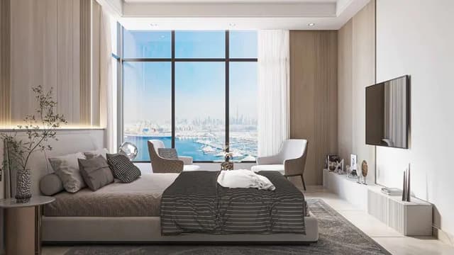 Building design at Riva Residence in Rashid Yachts & Marina