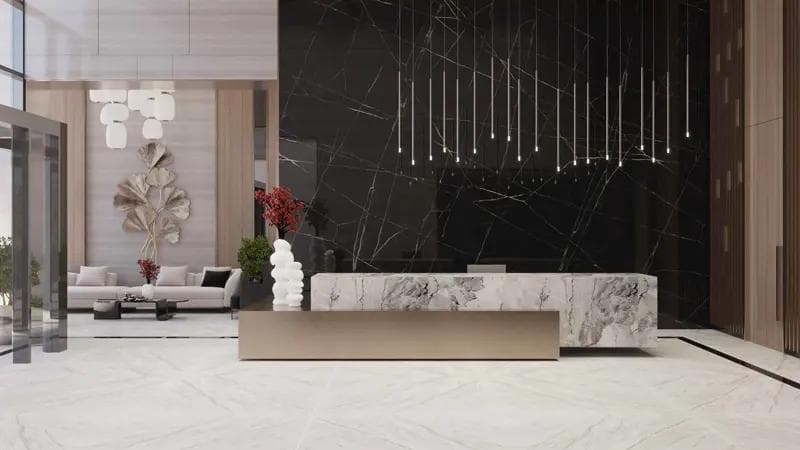 Living space at Riva Residence by Vakson