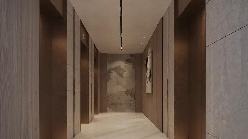 Indoor area at Beverly Gardens by HMB Homes Development in JVC (Jumeirah Village Circle)