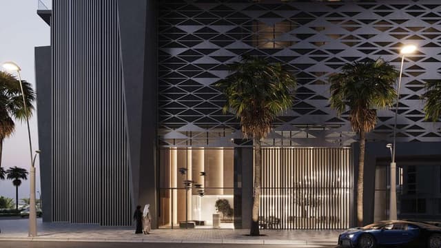 Building design at Reem Eleven in Al Reem Island