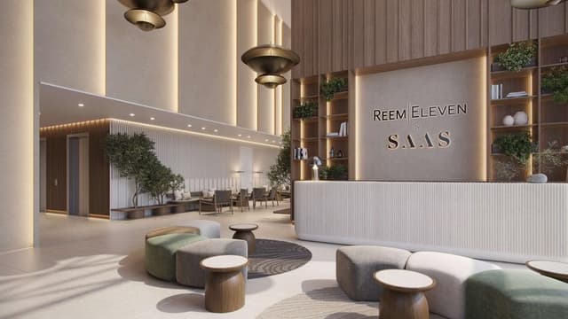 Living space at Reem Eleven by SAAS Properties
