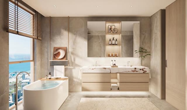 Interior at Bay Grove Residences in Dubai Island