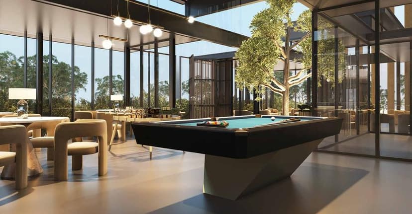 Interior at Laya Courtyard in Dubai Studio City