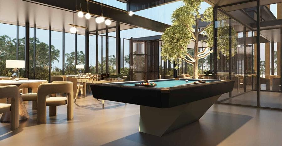 Interior at Laya Courtyard in Dubai Studio City