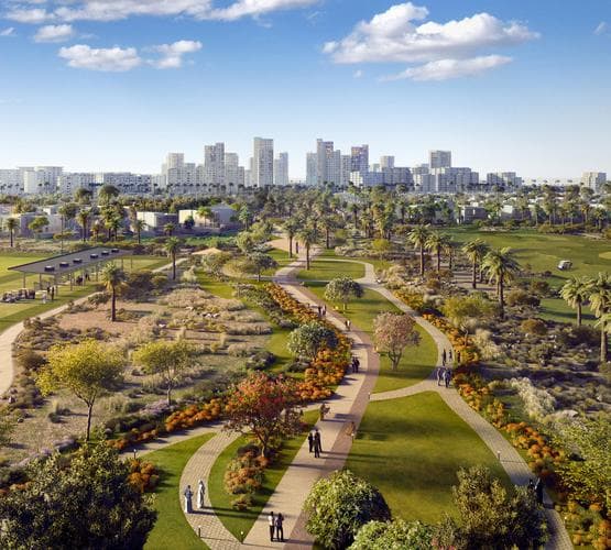 Living space at Greenville by Emaar Properties