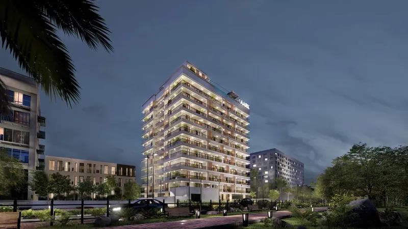 Front entrance at AARK Residences