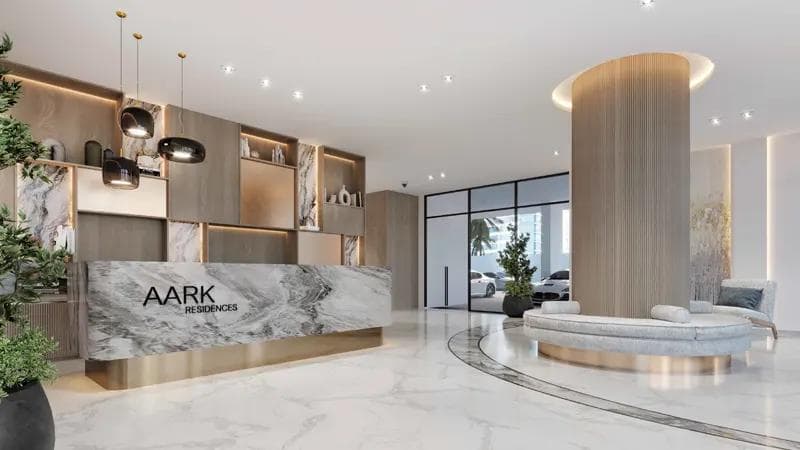 Room design at AARK Residences by Aark Developers