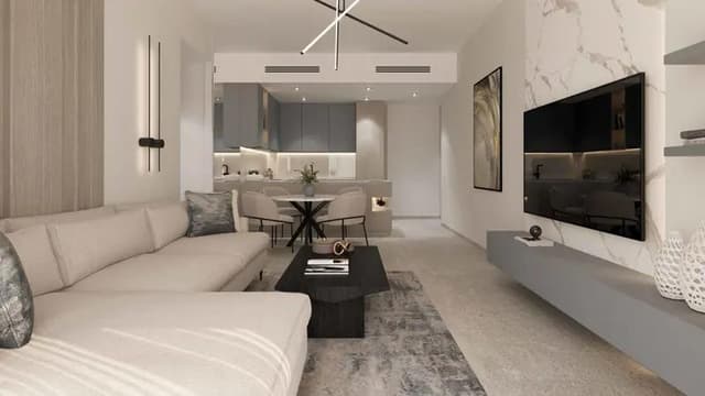 Indoor area at AARK Residences by Aark Developers in Dubailand