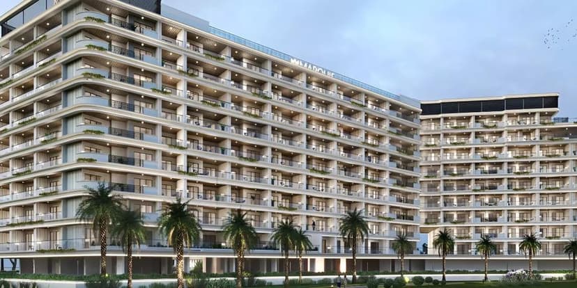 Building facade at Marquis Insignia by Marquis Circle Real Estate LLC in Arjan