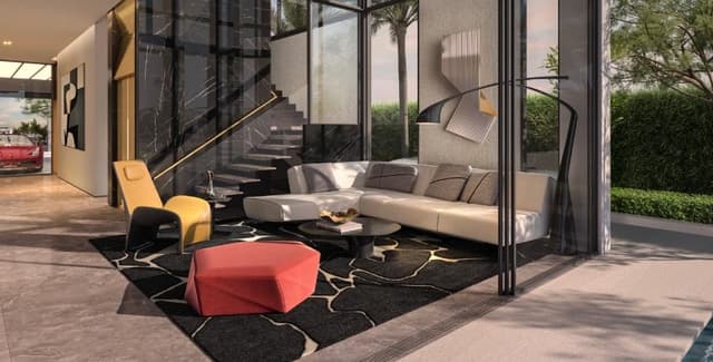 Palm Jebel Ali - Living space at Villa Baia Luna - Palm Jebel Ali