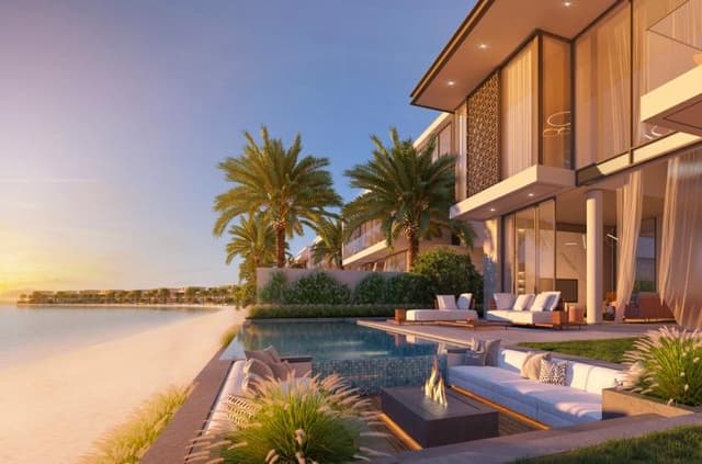 Building facade at Villa Blue Horizon - Palm Jebel Ali by Nakheel Properties in Palm Jebel Ali