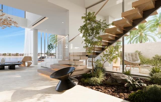 Front entrance at Villa Blue Horizon - Palm Jebel Ali