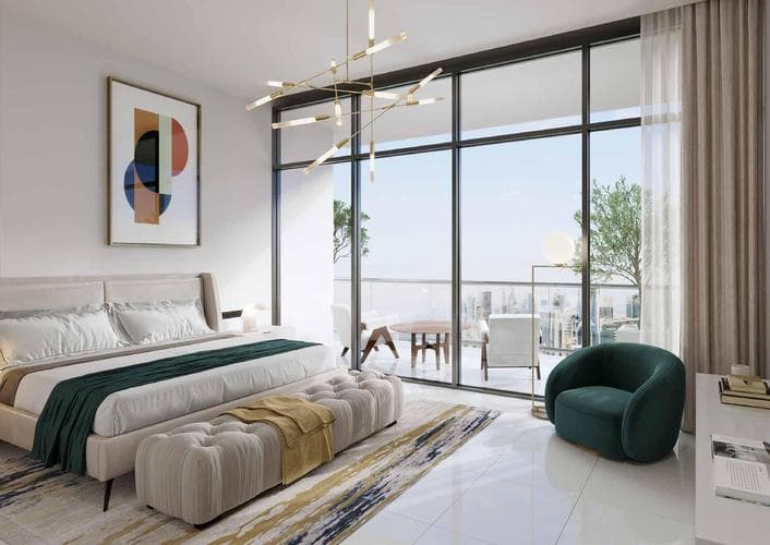 Living space at Al Habtoor Tower by Al Habtoor Group