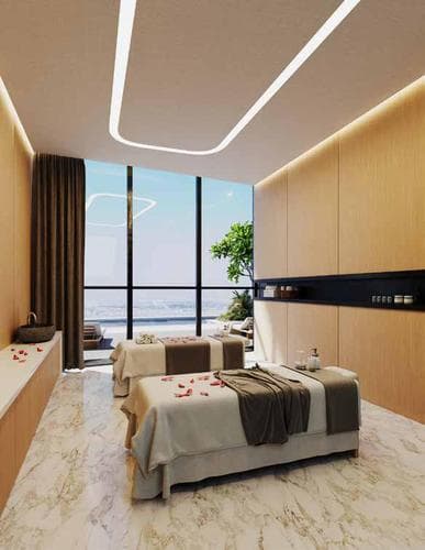 Room design at Al Habtoor Tower in Business Bay