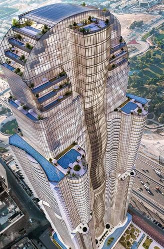Interior at Al Habtoor Tower by Al Habtoor Group