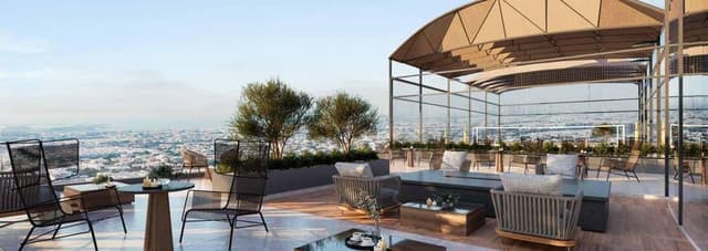Building design at Al Habtoor Tower by Al Habtoor Group in Business Bay
