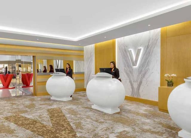 Indoor area at Al Habtoor Tower