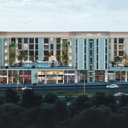 Tilal City - Living space at Hawa Residences