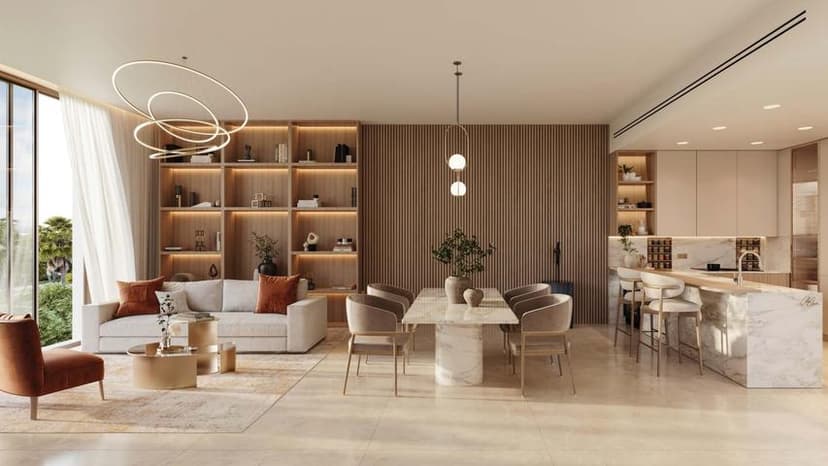 Room design at Sama Yas by Aldar Properties