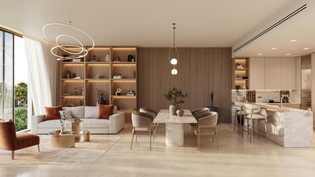 Room design at Sama Yas by Aldar Properties