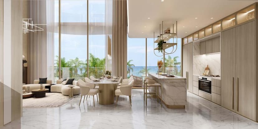 Sunset Bay Room design in Dubai Island