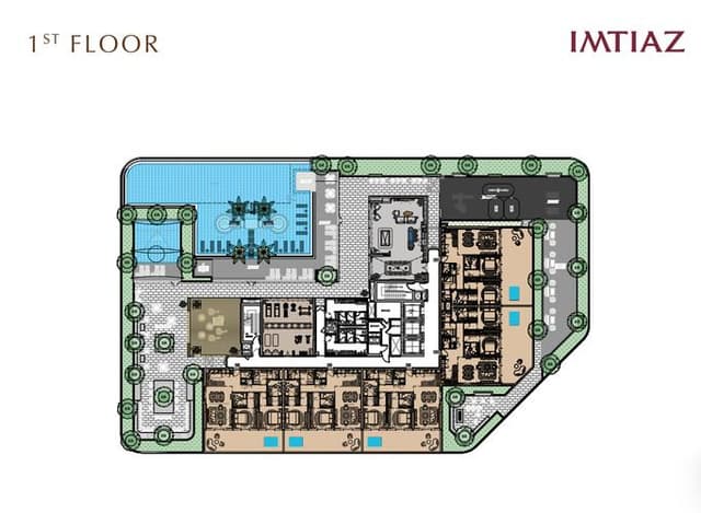 Room design at Sunset Bay in Dubai Island