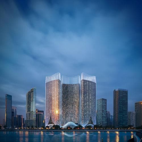 Business Bay - Living space at Skyrise