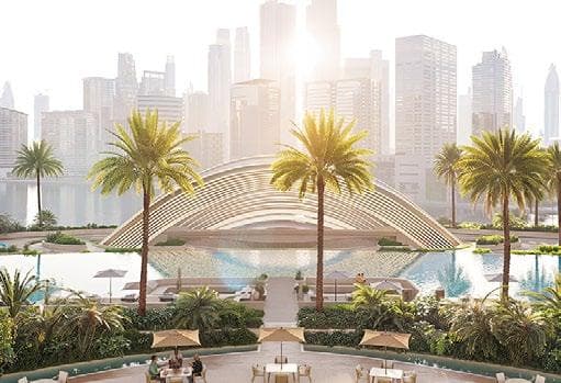Indoor area at Skyrise by Binghatti in Business Bay