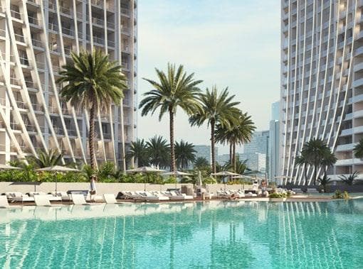 Building design at Skyrise in Business Bay