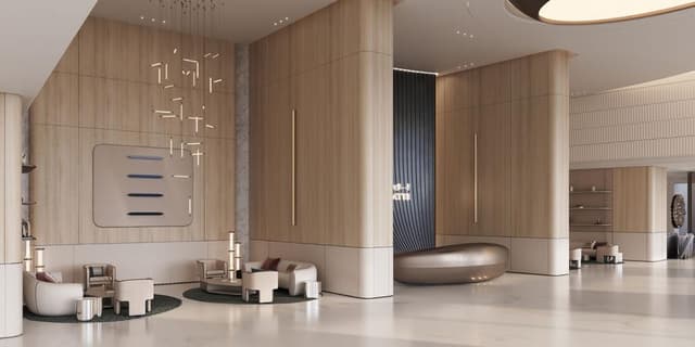Business Bay - Indoor area at Skyrise