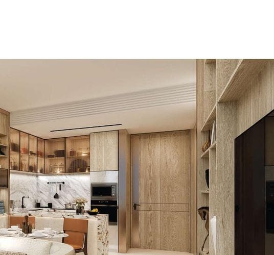 Building facade at The Biltmore Residences Sufouh by GJ Properties in Al Sufouh 1